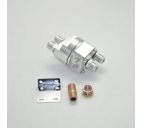 Aluminium Oil Filter Cooler Adapter Plate 3/4x16 M20x1.5 Thread with Sensor Ports for Performance Cars(Silver)