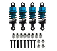 Aluminium Oil Shock Absorbers Parts For Tamiya For TT-01 For TT-02 1/10 | CNC aluminium oil filled shocks with threaded preload RC car suspension tuning and handling upgrade Parts