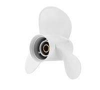 Aluminium Outboard Propeller - 3 Blades Marine Outboard Propeller Replacement for Yamaha Outboard Engines 25-60HP, 13 Tooth, RH