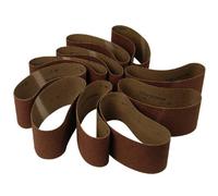 Aluminium Oxide Sanding Belts - 76x457mm 80 Grit (Pk10)