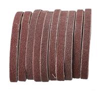 Aluminium Oxide Sanding Belts for Belt Power Sanders and Finger File Sanders, 330 mm x 10 mm (0.39" x 13"), 50-Pack, Compatible with 10 x 330 mm Sander Models,(40)