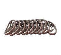 Aluminium Oxide Sanding Belts for Belt Power Sanders and Finger File Sanders, 330 mm x 10 mm (0.39" x 13"), 50-Pack, Compatible with 10 x 330 mm Sander Models,(120)