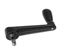 Aluminium Patio Umbrella Crank Handle - Replacement Rocker for Side Hanging and Center Column Umbrellas, For Outdoor Garden Accessory for Easy Operation, Black