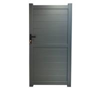 Aluminium Pedestrian Garden Gate 1000X1600mm Grey