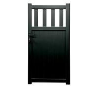 Aluminium Pedestrian Garden Gate 1200X1800mm Black