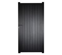 Aluminium Pedestrian Garden Gate 900X1600mm Black