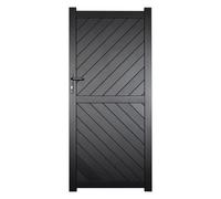 Aluminium Pedestrian Garden Gate 900X1800mm Black