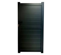 Aluminium Pedestrian Garden Gate 900X2000mm Black
