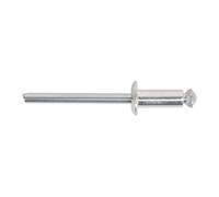 Aluminium Peel Back Rivet Standard Flange 4.8 x 12mm Pack of 200 - Sealey RP4812