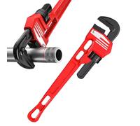 Aluminium Pipe Wrench, Plumbing Wrench, Multi-Purpose Heavy Duty Wrench for Opening the Jaws, Adjustable Straight Sanitary Key, Heavy Duty Industrial Quality Household Key for Repair