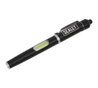 Aluminium Pocket Penlight - 3W & 1W COB LED - Battery Powered Loops Multi One Size