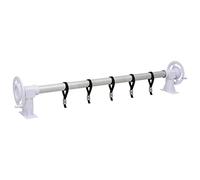 Aluminium Pool Tarpaulin Reel with Plastic Base Adjustable 2-5 m Includes Wheels and Cords for Swimming Pool, Garden Pool, Hot Tub, Hot Tub, Hottub, Cover