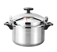 Aluminium Pressure Cooker with Safety Valve Large Capacity Canning Pot Induction Cooking Set with Heat-Resistant Handles Easy-Open Canning Pot (7L)