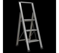 Aluminium Professional Folding Step Ladder 3-Step 150kg Capacity