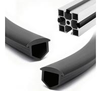 Aluminium Profile Edge Strips 6/12 m Aluminium Profile Dust Protection 30 x 30, 40 x 40 Groove 8 Aluminium Profile Accessories, Soft PVC Cover for Item Profile 30/40 V Type Slot T Type Slot 3D Printer