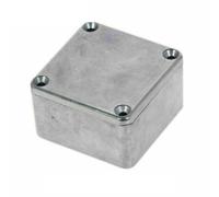 Aluminium Project Box Metal Instrument Enclosure Silver Case with Screws