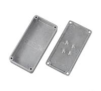 Aluminium Project Box Silver, Metal Electronic Enclosure Case, Instrument Housing For DIY Electronics And Circuit Protection(1590G（100x50x26mm）)