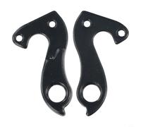 Aluminium Rear Derailleur Gear Mech Hanger Tail Hook for Road Bikes Compatible with CC116 and Select Models Includes 2 Screws for Installation (Silver )