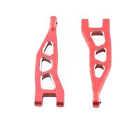 Aluminium Rear Upper Control Arm Upgrade for ARRMA Granite 1/18 RC | High-strength aluminium alloy construction with red anodised finish for enhanced durability and visual appeal