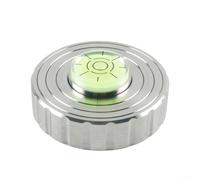 Aluminium Record Weight for Stabilizer - for premium Turntable Clamp Reduces Vibration for LP Vinyl - Hi-Fi Accessory Silver 12.5cm