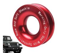 Aluminium Recovery Ring - 41000 lbs Winch Accessories, Heavy Duty Pulley, Rustproof Soft Shackle for SUV Truck | Portable Recovery Device for Vehicles for Mining Towing