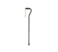 Aluminium Retractable Single Cane Durable for The Elderly(Black)