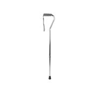 Aluminium Retractable Single Cane Durable for The Elderly(Silver)