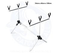 Aluminium Rod Pod 3 Rods Adjustable + Light Weight 100cm Lineaeffe Carp Fishing