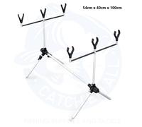 Aluminium Rod Pod 3 Rods Adjustable + Light Weight 100cm Lineaeffe Carp Fishing