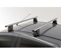 Aluminium Roof Bar Set Silver 112cm 41g MENABO PEUGEOT 208 Mk II 1.2