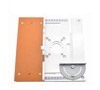 Aluminium Router Table Insert Plate Electric Wood Milling Flip Board with Miter Gauge Guide Set Table Saw Woodworking Workbench Woodworking Tools(3)
