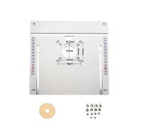 Aluminium Router Table Insert Plate Electric Wood Milling Flip Board with Miter Gauge Guide Set Table Saw Woodworking Workbench Woodworking Tools(A)