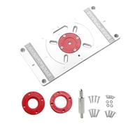 Aluminium Router Table Insert Plate Suitable for Woodworking Trimming Benches Enhancing Precise and Efficiency High Precise Woodwork
