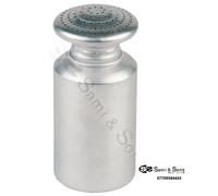 Aluminium Salt Shaker with Removable Screw-On Top Lightweight and Robust