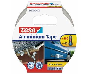 Aluminium self-Adhesive tape Tesa 10 m x 50 mm, protecting, covering, insulating