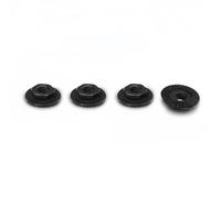 Aluminium Serrated Reverse Thread Nut M4 4pcs Rc Tool Upgrade Kit | Precision 7075-T6 aluminium reverse thread wheel nuts RC car upgrades components ensuring secure fit Modification