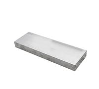 aluminium sheet， 6061 Aluminum Alloy Metal Sheet Flat Bar Plate Strip 6mm Thickness Multiple Sizes(6x160x500mm 1pc)
