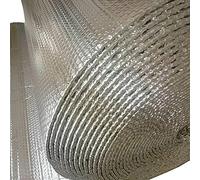 Aluminium Sheet Insulation Foam Foil, Reflective Bubble Insulation Foil Roll Multi Purpose Thermal Shield 1x(5-25) m(1x15m (39 in X 50 Ft))
