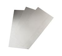 Aluminium Sheet Metal Plate - 1050 Grade - Premium Quality - Versatile Use - The Mesh Company (1mm Thick 150 x 150mm - 2 Pack)