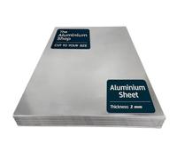 Aluminium Sheet Metal Plate 2mm Thick Thin Grade 1050 Cut To Size To Full Sheets (300mm x 400mm)