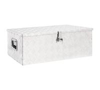 Aluminium Side Locker Lockable Tool Box Trailer Storage Chest Van Truck HGV