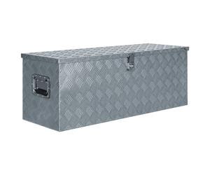 Aluminium Side Locker Lockable Tool Box Trailer Storage Chest Van Truck HGV