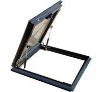 Aluminium Skylight Roof Access Hatch - Secure Lockable Handle for Attic & Basement 55x85cm Energy Efficient Perfect for Home Renovation & Daylight Entry