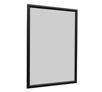 Aluminium Snap Poster Frames | Clip Frames | Point of Sale POS | Wall Mounted Display | Indoor & Outdoor Use | Fixings Included (Black, A4)