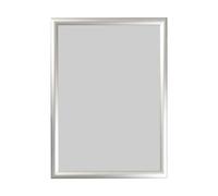 Aluminium Snap Poster Frames | Clip Frames | Point of Sale POS | Wall Mounted Display | Indoor & Outdoor Use | Fixings Included (Silver, A4)