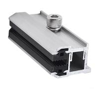Aluminium Solar Panel End Clamp 6-10mm Thin Film(1pc)