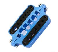 Aluminium Soldering Station Heat Insulated Welding Jig for XT60 for xt90 RC Tools Portable Alloy Holder 110x60mm(Blue)