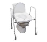 Aluminium Solo President Width Adjustable Toilet Seat and Frame
