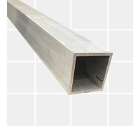 Aluminium Square Box Section Tube 13mm - 45mm Other Sizes and Lengths Available | 100mm - 1520mm (500mm, 1" 1/8 x 16swg (28.6mm x 1.6mm))