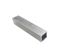 Aluminium Square Tube Box， 6063 Aluminum Alloy Square Rectangular Pipe Multiple Sizes for Electronic Device(80x80x2mm)
